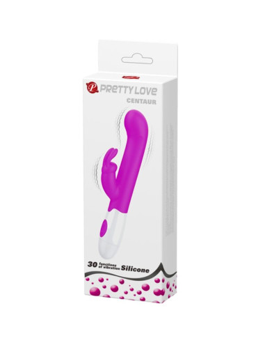 PRETTY LOVE CENTAUR VIBRADOR RABBIT 30 MODOS DE VIBRACION MORADO