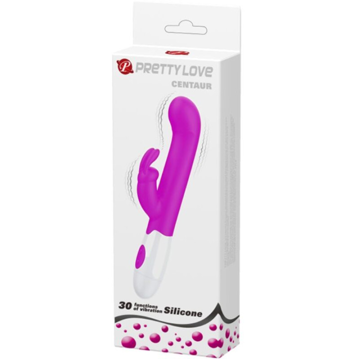 PRETTY LOVE CENTAUR VIBRADOR RABBIT 30 MODOS DE VIBRACION MORADO