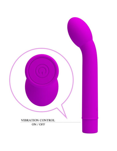 PRETTY LOVE LOGAN VIBRADOR PUNTO G 10 VIBRACIONES MORADO