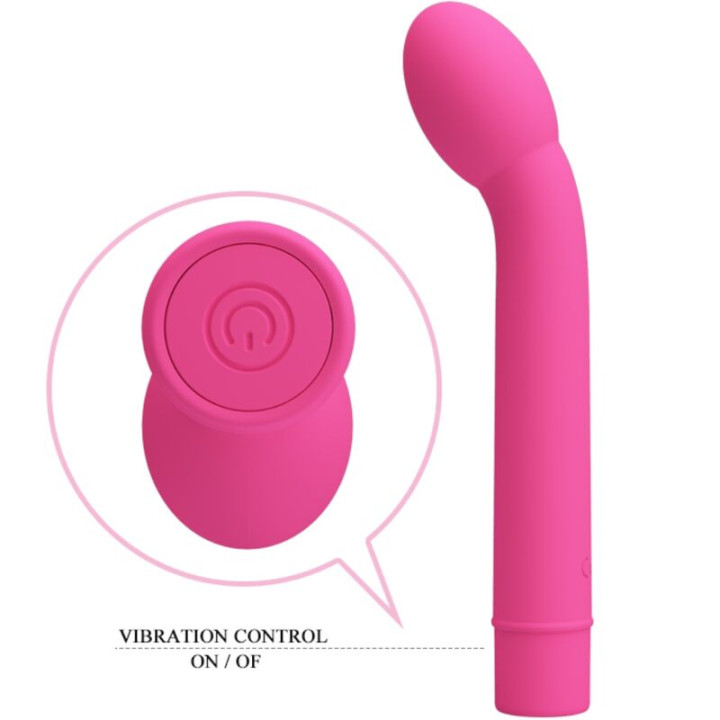 PRETTY LOVE LOGAN VIBRADOR PUNTO G 10 VIBRACIONES ROSA