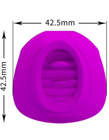 PRETTY LOVE ESTELLE LENGUA ESTIMULADORA CLITORIS 12 VIBRACIONES MORADO PRETTY LOVE ESTELLE LENGUA ESTIMULADORA CLITORIS 12 VIBRACIONES MORADO