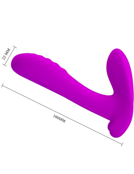PRETTY LOVE MASAJEADOR VIBRADOR 12 VIBRACIONES CONTROL REMOTO MORADO PRETTY LOVE MASAJEADOR VIBRADOR 12 VIBRACIONES CONTROL REMOTO MORADO