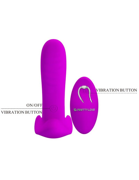 PRETTY LOVE MASAJEADOR VIBRADOR 12 VIBRACIONES CONTROL REMOTO MORADO PRETTY LOVE MASAJEADOR VIBRADOR 12 VIBRACIONES CONTROL REMOTO MORADO