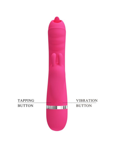 PRETTY LOVE PHOENIX VIBRADOR RABBIT MULTIFUNCION ROSA