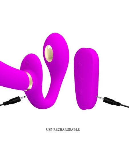 PRETTY LOVE THUNDERBIRD VIBRADOR DOBLE STRAP ON CONTROL REMOTO MORADO PRETTY LOVE THUNDERBIRD VIBRADOR DOBLE STRAP ON CONTROL REMOTO MORADO