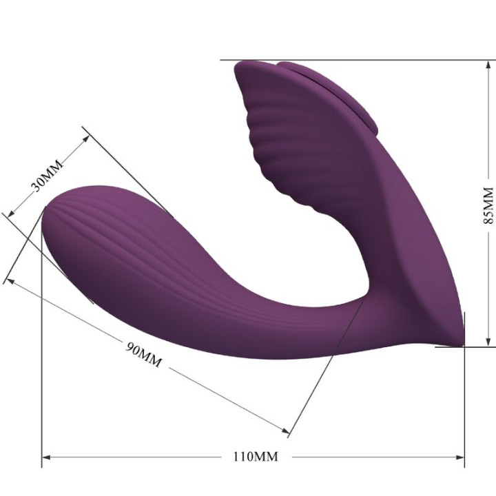 PRETTY LOVE FRANZ MASAJEADOR VIBRADOR APP GRATUTITA MORADO