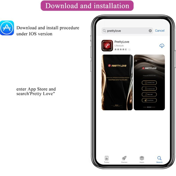 PRETTY LOVE FRANZ MASAJEADOR VIBRADOR APP GRATUTITA MORADO