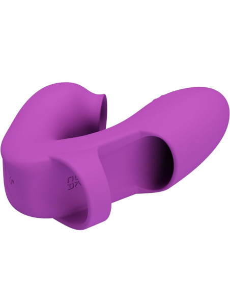 PRETTY LOVE ATHENA VIBRADOR DE DEDO CON ESTIMULADOR CLITORIS MORADO PRETTY LOVE ATHENA VIBRADOR DE DEDO CON ESTIMULADOR CLITORIS MORADO