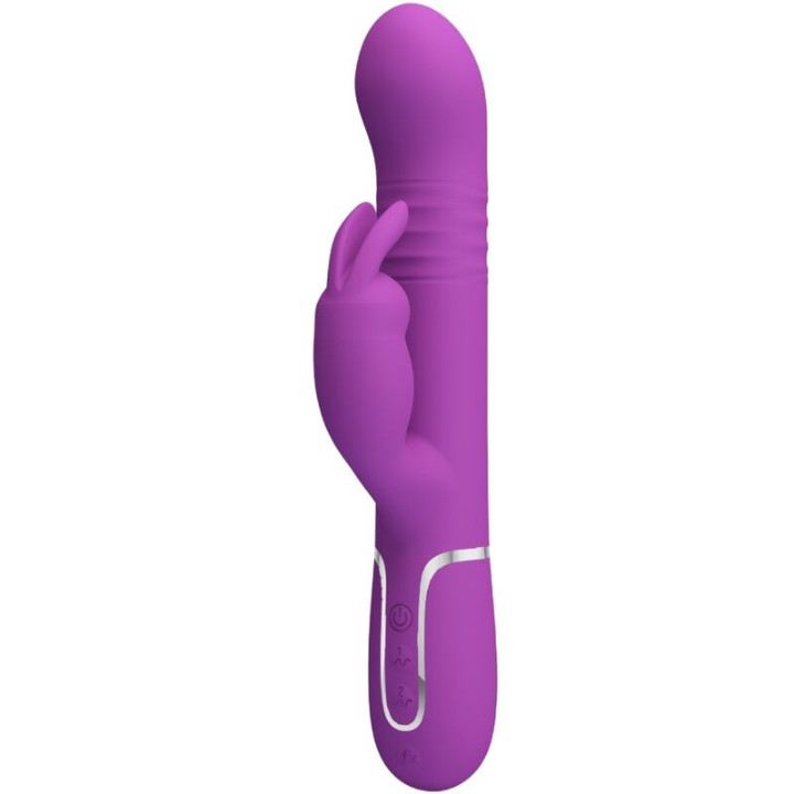 PRETTY LOVE COALE VIBRADOR RABBIT MULTIFUNCION 4 EN 1 MORADO