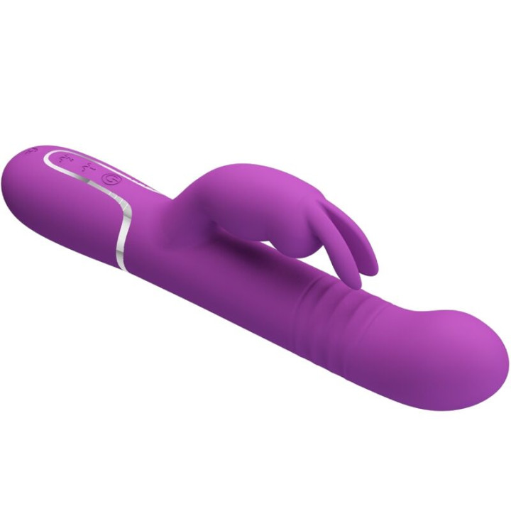 PRETTY LOVE COALE VIBRADOR RABBIT MULTIFUNCION 4 EN 1 MORADO