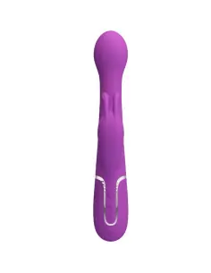 PRETTY LOVE DEJON VIBRADOR RABBIT MULTIFUNCION 3 EN 1 MORADO 2