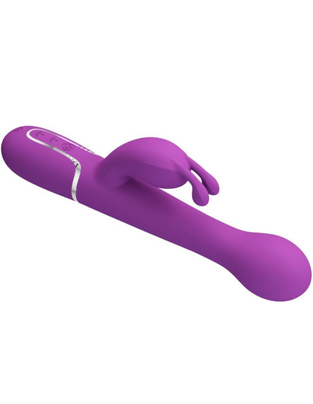 PRETTY LOVE DEJON VIBRADOR RABBIT MULTIFUNCION 3 EN 1 MORADO