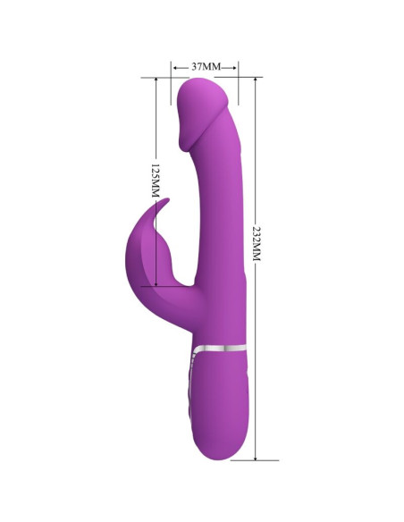 PRETTY LOVE KAMPAS VIBRADOR RABBIT MULTIFUNCION 3 EN 1 MORADO PRETTY LOVE KAMPAS VIBRADOR RABBIT MULTIFUNCION 3 EN 1 MORADO