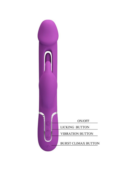 PRETTY LOVE KAMPAS VIBRADOR RABBIT MULTIFUNCION 3 EN 1 MORADO PRETTY LOVE KAMPAS VIBRADOR RABBIT MULTIFUNCION 3 EN 1 MORADO