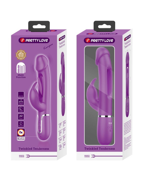 PRETTY LOVE KAMPAS VIBRADOR RABBIT MULTIFUNCION 3 EN 1 MORADO PRETTY LOVE KAMPAS VIBRADOR RABBIT MULTIFUNCION 3 EN 1 MORADO