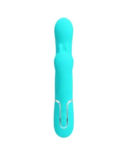 PRETTY LOVE CAMMY TRIPLE VIBRADOR RABBIT MULTIFUNCION 4 EN 1 AZUL 2