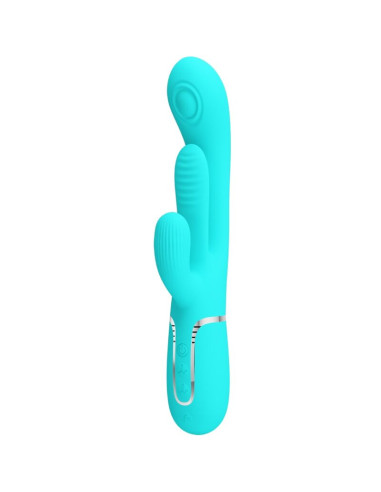 PRETTY LOVE SHANIA TRIPLE VIBRADOR RABBIT MULTIFUNCION 3 EN 1