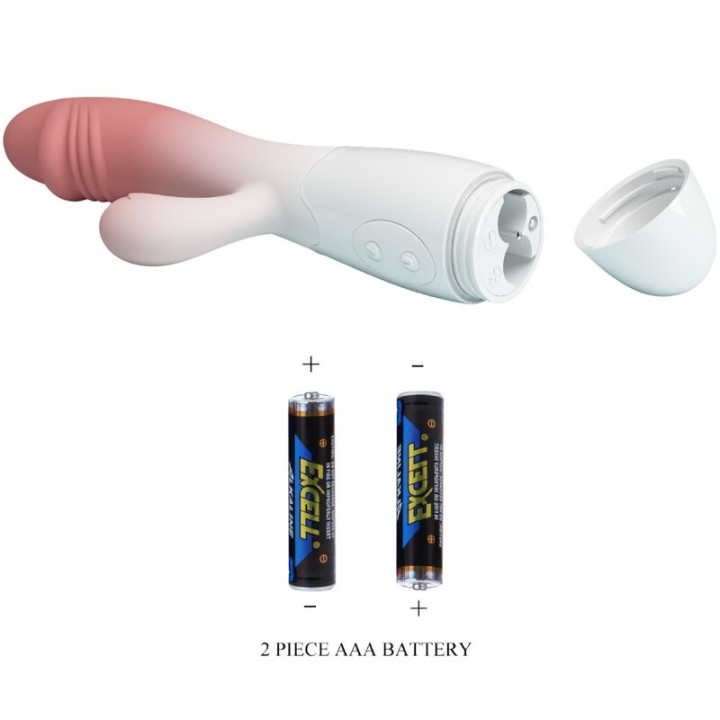 PRETTY LOVE SNAPPY VIBRADOR RABBIT 3O VIBRACIONES ROSA