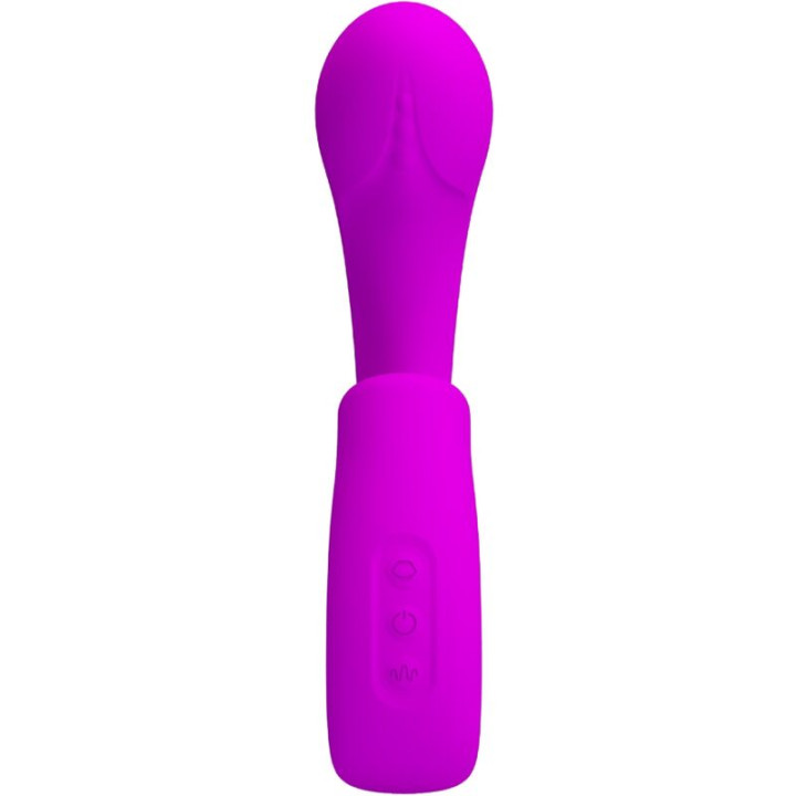 PRETTY LOVE SIBEL VIBRADOR PUNTO G ESTIMULADOR CLITORIS 10 VIBRACIONES MORADO