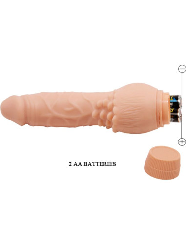 BAILE BARBARA VIBRADOR REALISTICO 195 CM NATURAL