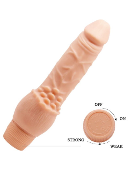 BAILE BARBARA VIBRADOR REALISTICO 195 CM NATURAL
