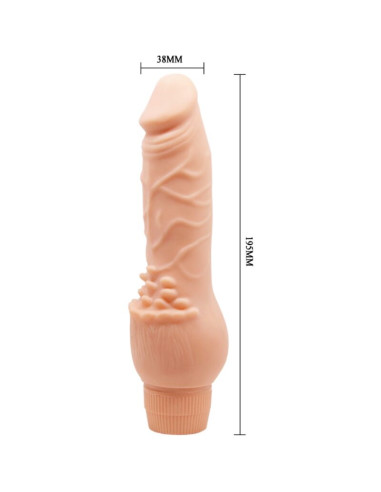 BAILE BARBARA VIBRADOR REALISTICO 195 CM NATURAL