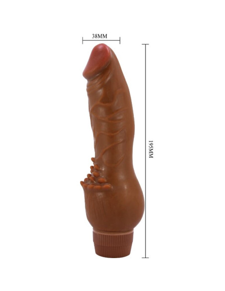 BAILE BARBARA VIBRADOR REALISTICO 195 CM MULATO BAILE BARBARA VIBRADOR REALISTICO 195 CM MULATO