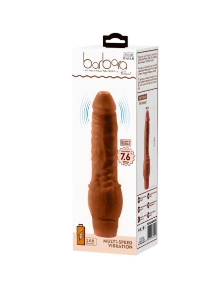 BAILE BARBARA VIBRADOR REALISTICO 195 CM MULATO BAILE BARBARA VIBRADOR REALISTICO 195 CM MULATO