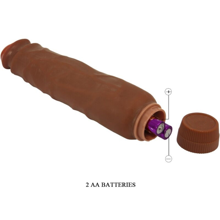 BAILE JACK VIBRADOR REALISTICO 26 CM MULATO