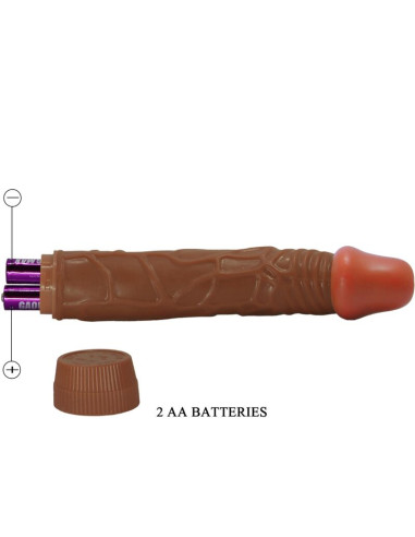 BAILE BOB VIBRADOR REALISTICO 225 CM MULATO