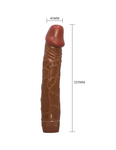 BAILE BOB VIBRADOR REALISTICO 225 CM MULATO