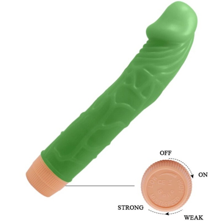 BAILE BILL VIBRADOR REALISTICO 225 CM VERDE