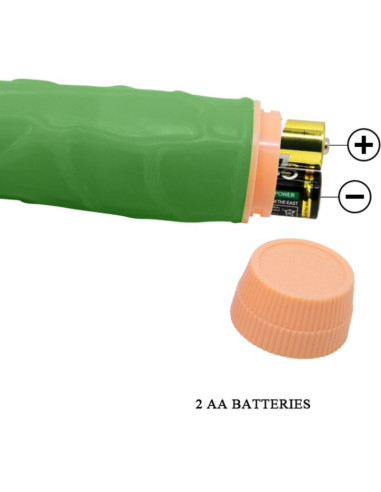 BAILE BILL VIBRADOR REALISTICO 225 CM VERDE