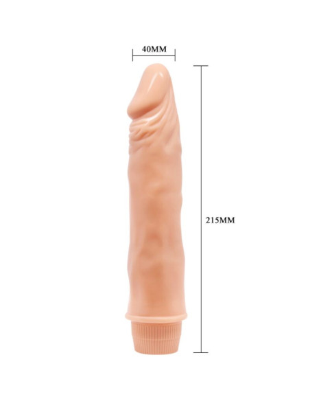 BAILE DWARF VIBRADOR REALISTICO 21 CM NATURAL