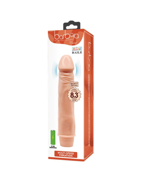 BAILE DWARF VIBRADOR REALISTICO 21 CM NATURAL
