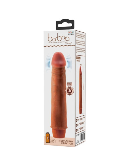 BAILE DWARF VIBRADOR REALISTICO 21 CM MULATO BAILE DWARF VIBRADOR REALISTICO 21 CM MULATO