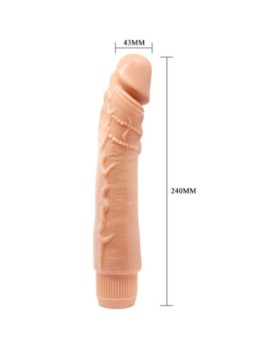 BAILE DYBBUK VIBRADOR REALISTICO 24 CM NATURAL