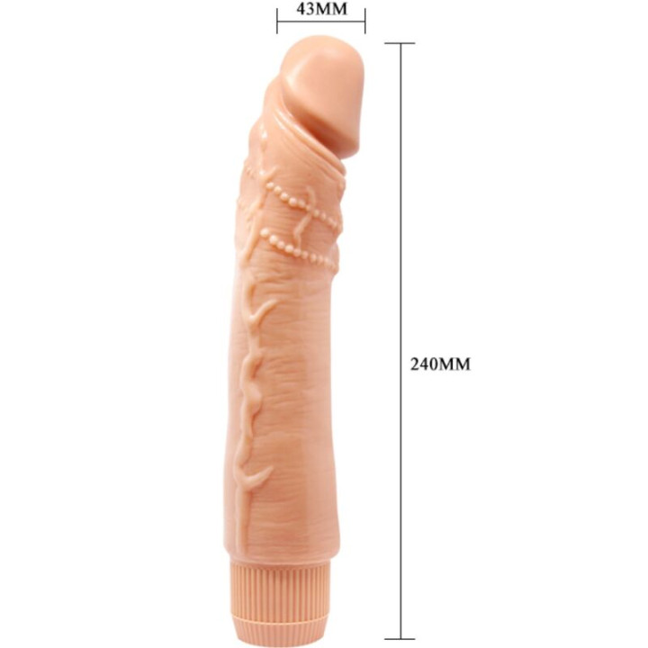 BAILE DYBBUK VIBRADOR REALISTICO 24 CM NATURAL