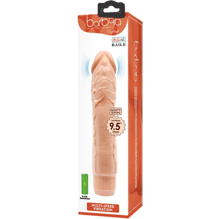 BAILE DYBBUK VIBRADOR REALISTICO 24 CM NATURAL