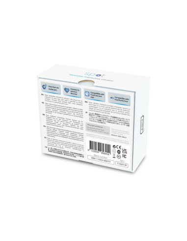 KIIROO SPOT KISS ME VIBRADOR FORMA U ROSA