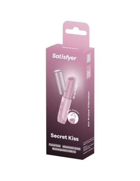 SATISFYER SECRET KISS ESTIMULADOR CLITORIS POR ONDAS ROSA SATISFYER SECRET KISS ESTIMULADOR CLITORIS POR ONDAS ROSA