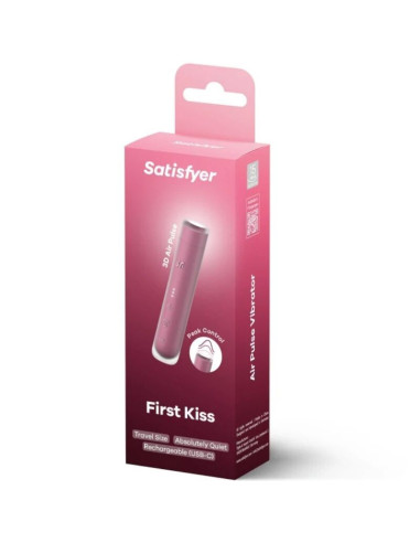 SATISFYER FIRST KISS ESTIMULADOR CLITORIS POR ONDAS GRANATE