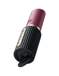 SATISFYER PRO 2 KISS ESTIMULADOR CLITORIS POR ONDAS GRANATE NEGRO