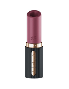 SATISFYER PRO 2 KISS ESTIMULADOR CLITORIS POR ONDAS GRANATE NEGRO 2