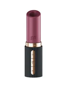 SATISFYER PRO 2 KISS ESTIMULADOR CLITORIS POR ONDAS GRANATE NEGRO 2