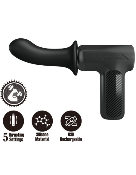 PRETTY LOVE DJ DOCTOR MASAJEADOR 5 CONFIGURACIONES NEGRO PRETTY LOVE DJ DOCTOR MASAJEADOR 5 CONFIGURACIONES NEGRO