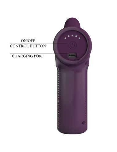 PRETTY LOVE DJ SCHOLAR MASAJEADOR 5 CONFIGURACIONES MORADO