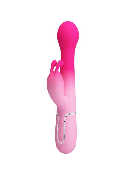 PRETTY LOVE DEJON VIBRADOR RABBIT 3 EN 1 MULTIFUNCION ROSA PRETTY LOVE DEJON VIBRADOR RABBIT 3 EN 1 MULTIFUNCION ROSA