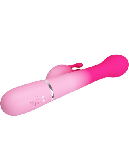 PRETTY LOVE DEJON VIBRADOR RABBIT 3 EN 1 MULTIFUNCION ROSA PRETTY LOVE DEJON VIBRADOR RABBIT 3 EN 1 MULTIFUNCION ROSA