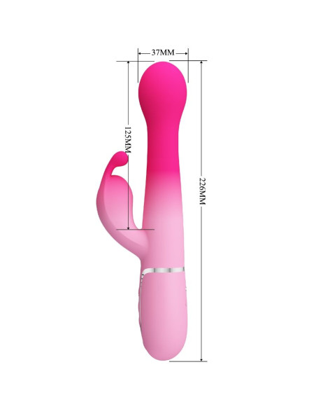 PRETTY LOVE DEJON VIBRADOR RABBIT 3 EN 1 MULTIFUNCION ROSA PRETTY LOVE DEJON VIBRADOR RABBIT 3 EN 1 MULTIFUNCION ROSA
